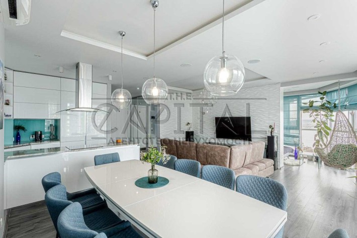 Оренда 3к з панорамами, ЖК Зарічний, сигналізація, smart-дім 125м2 - фото 1