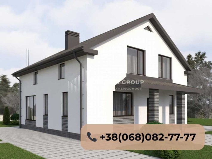 ‼️205 м² простору — 8 кімнат, готовий будинок для великої родини‼️ - фото 1
