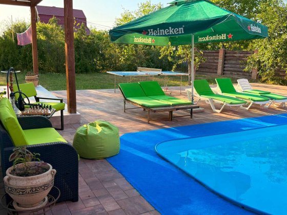 Сдам дом біля моря. Подобово. Басейн, теніс, мангал, бадмінтон та інше Каролино-Бугаз