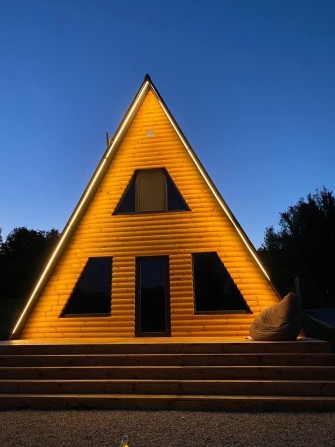 Оренда A-frame будинку біля водойми | Риболовля |Відпочинок на природі - фото 1