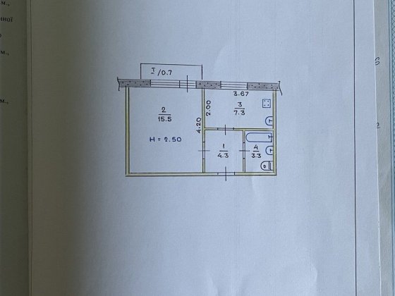 Продаю 1ю квартиру на Даманском Кривий Ріг