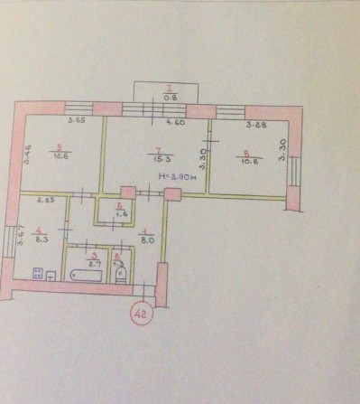 Продам 3-х кімнатну квартиру вул. Корнія Речмидила (Ногіна,Ракітіна) - фото 1