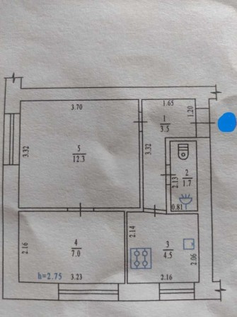 Продаж 2-х кімнатної квартири в Центрі !!! - фото 1