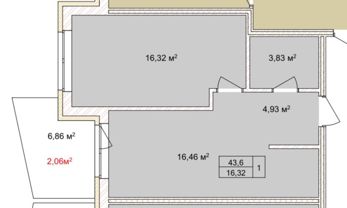 Продаж 1кім. Кв.в розтермінування Жк Еталон Голд - фото 1