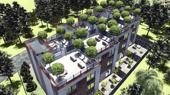 Продається оселя з терасою біля лісу, від забудовника. Метро Лісова - фото 1
