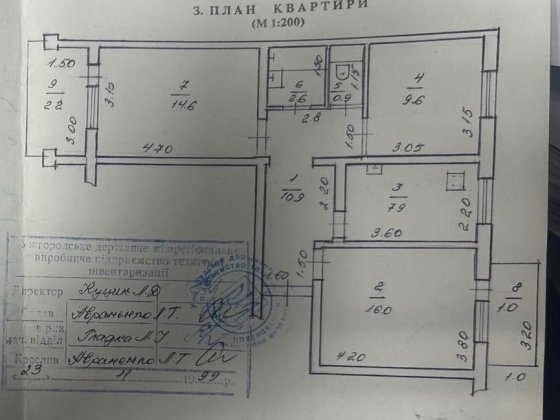 Квартира 3-х кімнатна в новому районі Ужгород