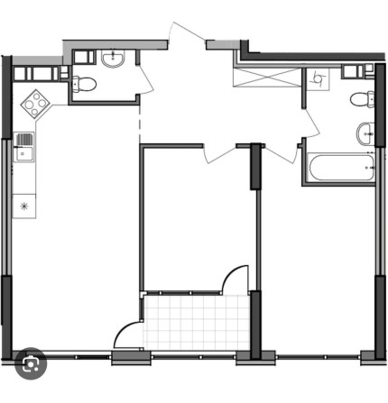 Продаж Видової двокімнатної квартири 2C4 ЖК Great Грейт 71м2 Дарницкий - фото 1