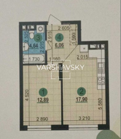Продаж 1К квартири  42 м ЖК Варшавський 3  Ретровіль Подільський район - фото 1