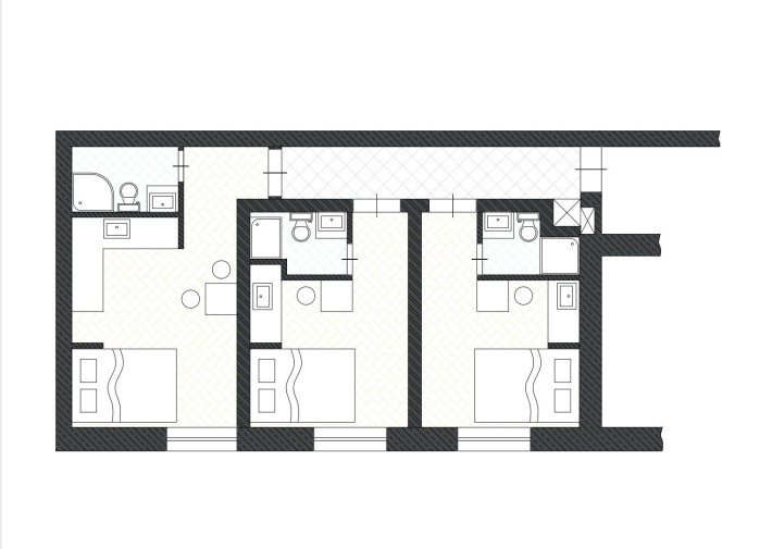 Хозяин.Продам помещение 52 м., этаж 1 дома. Можно под офис, квартиры - фото 1