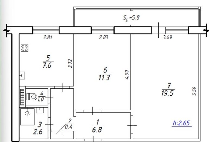 Продаж 2х кімнатної квартири Тростянецька,3 - фото 1