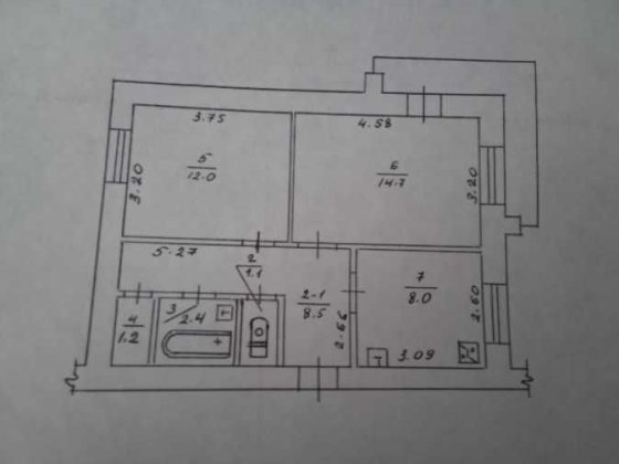 Продаж 2х кімнатної, теплої квартири, р-н ПЗР. Черкаси