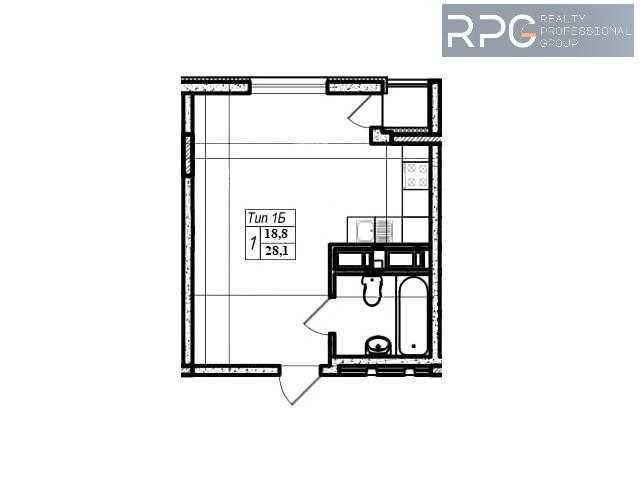 Продається 1к квартира 25,5м2 в ЖК PARKLAND, метро Васильківська - фото 1