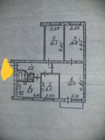 4 кімн.кв.2/5 Ситова 67 м.кв. 25000 у.о торг - фото 1