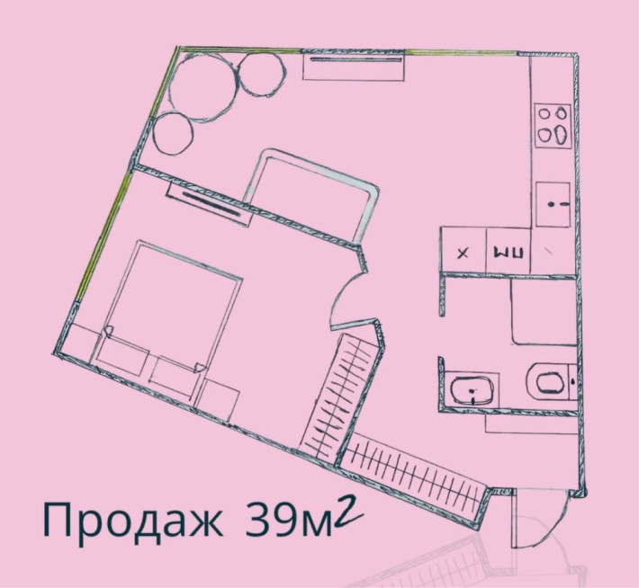Продам 1к 39м, в ЖК "У Квартал", Переуступка, Владелец - фото 1