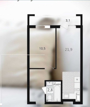 Продаж 1 кім квартири жк Cinema House - фото 1