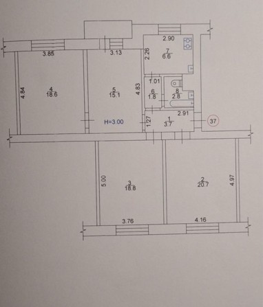Продам 4х квартиру центр метро Университет - фото 1