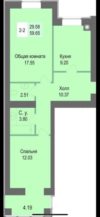 ‼️Дом Сдан«Єоселя»С Документами2к(60м2)Взнос:18,000$Делай ремонт Живи) - фото 1