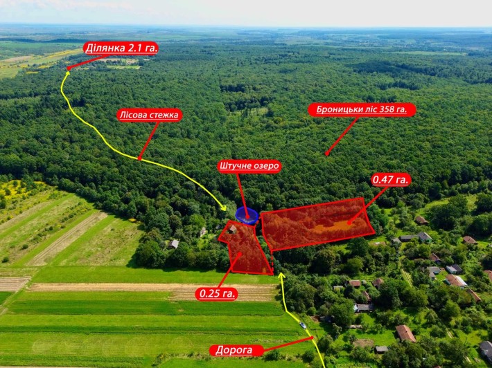 Розплідник «Енейко» з житловим будинком та ділянкою 0.72 га з озером - фото 1