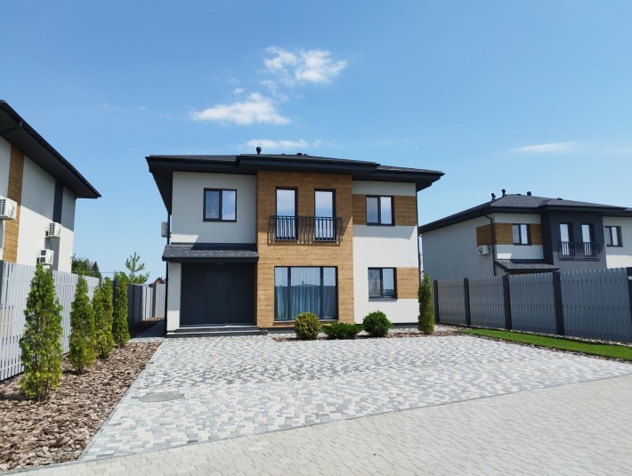 Продам современный дом, газобетон в закрытом коттеджном  поселке Антей - фото 1