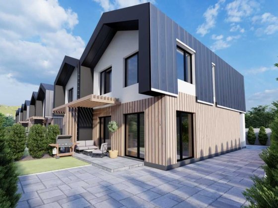 Сучасний ДУПЛЕКС від забудовника в скандинавському стилі -126м2, гараж Криховцы