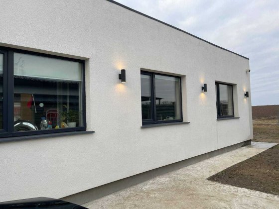 Будівництво під ключ будинок хай тек 95м2 Святопетровское