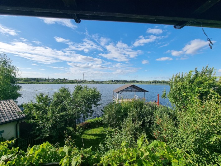 Козин, Украинка (Обуховский). дом с выходом на р.Днепр, свой эллинг - фото 1