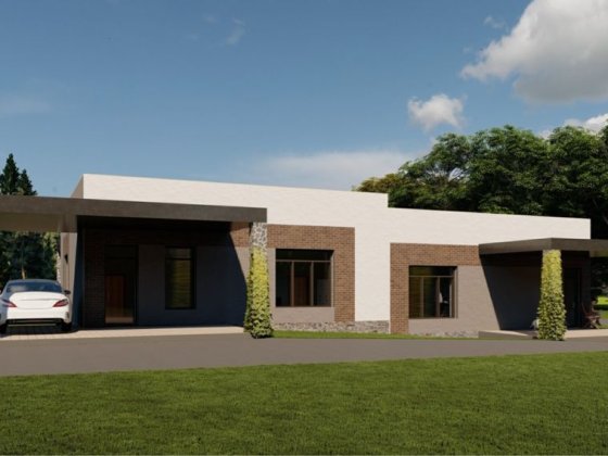 Одноповерховий дуплекс під Києвом в закритому КМ Святопетрівське Святопетровское