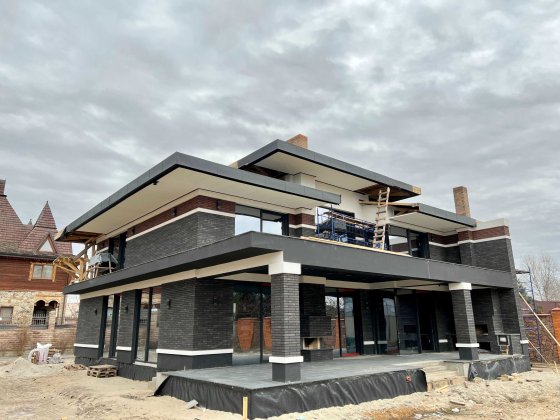 Козин (Конча-Заспа)Дамба 2км.Закрытая тер.Дом 350м2 2-эт на уч.11 сот. Козин