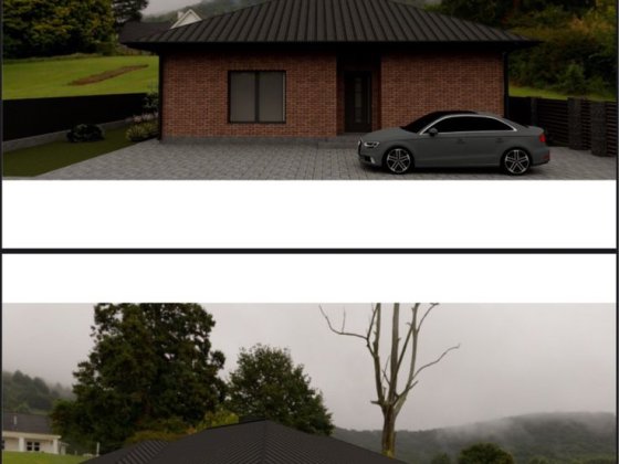 Нові одноповерхові комфортні дуплекси з газом . Ворзель