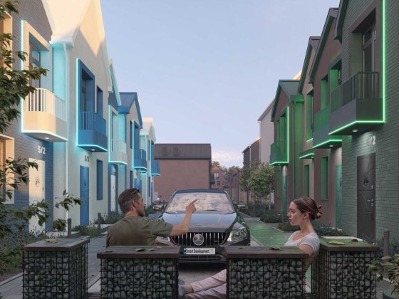 2-поверховий таунхаус 93 м2. 2 власних паркомісця