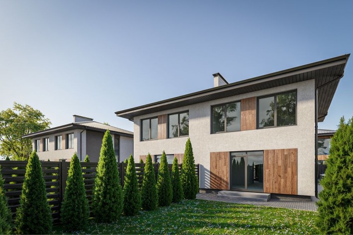 Продаж сучасні  дуплекси 112,4 м' у с.Гатне!БЕЗ КОМІСІЇ - фото 1