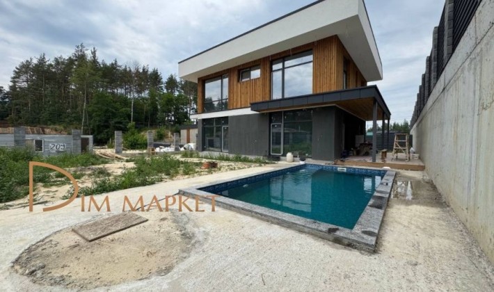 Будинок 200 м² з ремонтом, меблями та басейном — Нова Ходосівка - фото 1