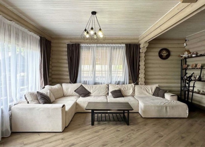 Затишний і теплий ЕКО БУДИНОК-ЗРУБ. Тераса. Ланшафт! Охорона. ГАЗ! - фото 1