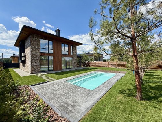 ‼️ЗАБУДОВНИК‼️Новий ДІМ з БАСЕЙНОМ та дидайнерським ремонтом. ГАЗ Ходосівка