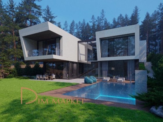 ‼️Сучасний будинок в лісі. Басейн, спа-зона, гараж. Приватне містечко. Ходосівка