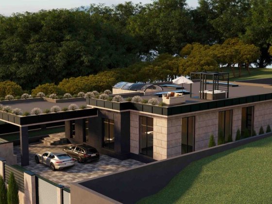 ‼️1-поверховий будинок 260 м2+укриття 55 м2+гараж 80 м2. Басейн.Лазня