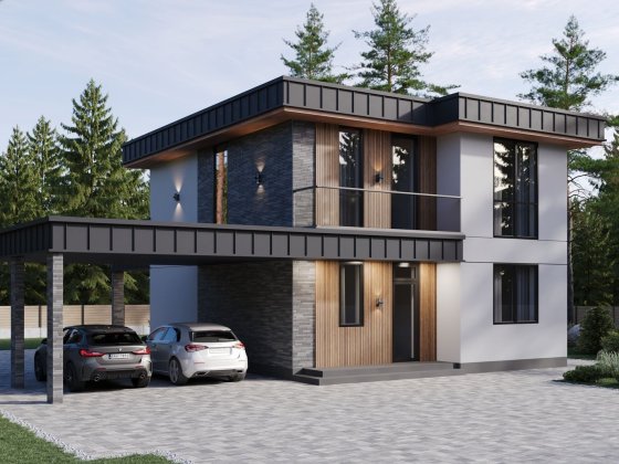 Будинок в КМ 190м2 є басейн газ с. Ходосівка біля лісу 3км Мануфактура Ходосівка