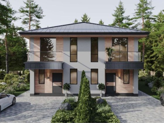 Дуплекс, дім, дом, будинок Зазимʼя. Зазимье