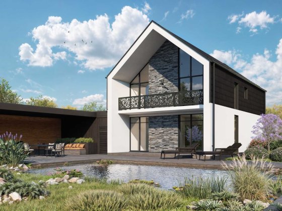 Будинок 130 м² з безпечною кімнатою КМ Ovillas Зазимье