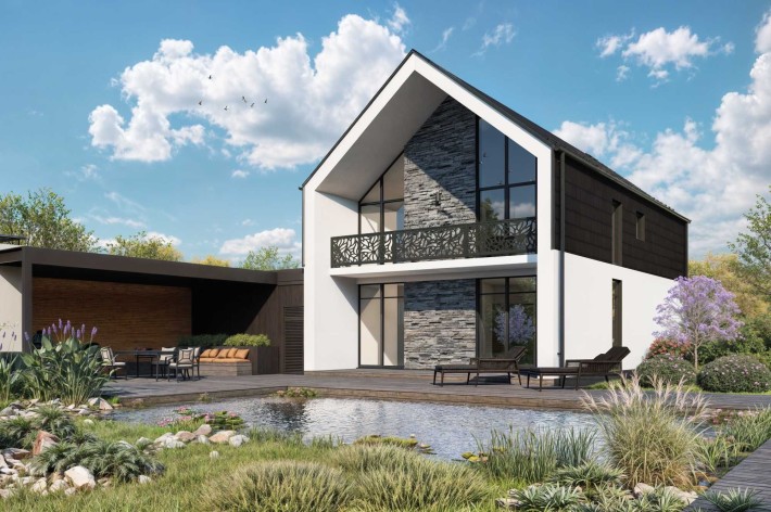 Будинок 130 м² з безпечною кімнатою КМ Ovillas - фото 1