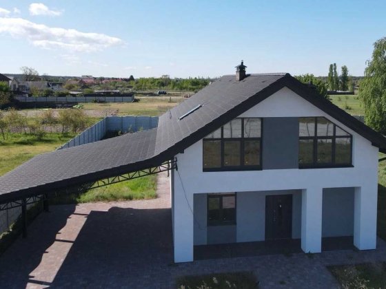 Новий будинок в Лебедівці (Вишгород) 115 000 $.Є-оселя. Є-відновлення. Лебедівка