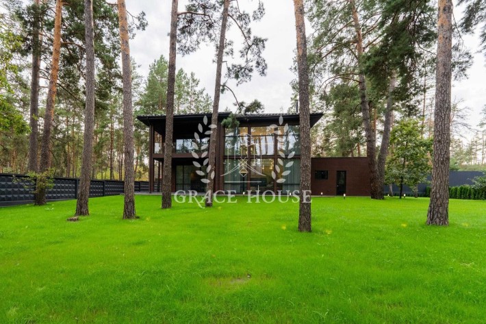 БЕЗ% Продажа нового дома 340м. в сосновом лесу Плюты Конча-Заспа Козин - фото 1