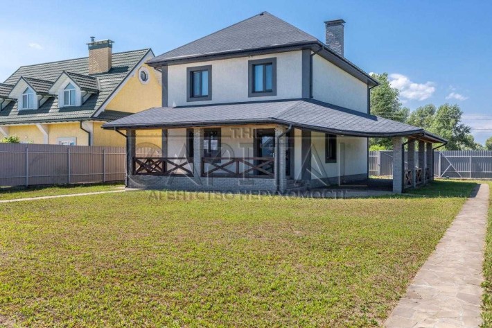 Продажа 2-этажного дома, с. Пуховка, Броварской р-н. - фото 1