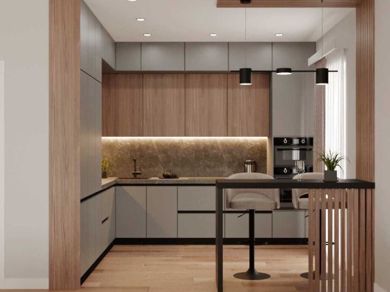 Дуплекс з Баварської кладки на 110 м2, 3 сот. КМ "Нова Баварія" Ремонт Хотов