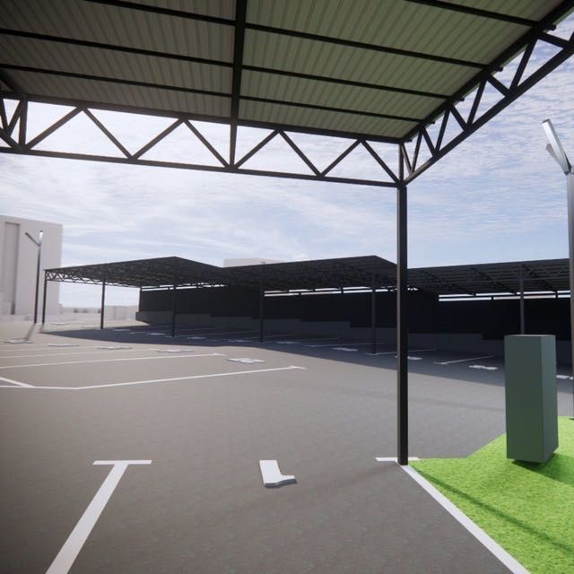 Паркомісце з розеткою та накриттям, Сингаївського 14в (Синергія 3+) - фото 1