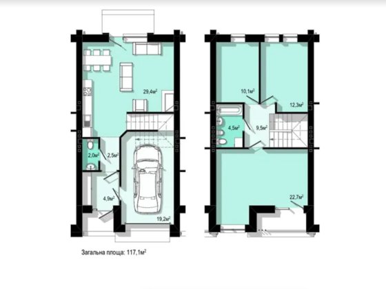 Продаж 2 поверхового таунхауса Смыковцы