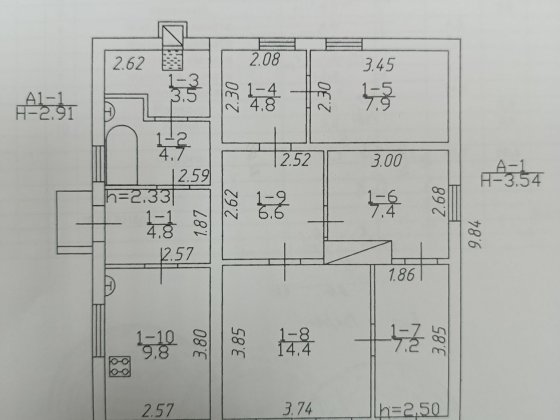 Будинок окремий, 5соток, 71м, подусівка Чернигов