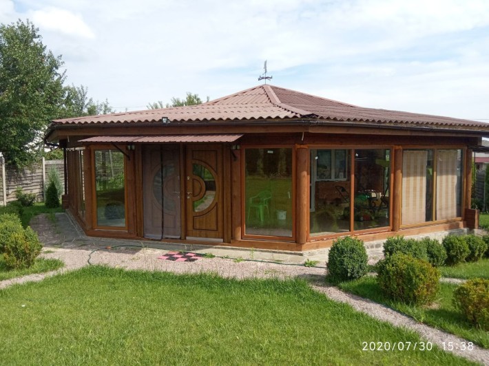 Продам новий дім із дерев'яного бруса , с Киїнка - фото 1