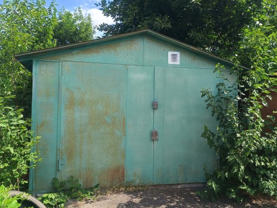 Металевий гараж з ямою.  Кооператив "Граніт" 4х6м (13 лінія, Дубки) Николаев