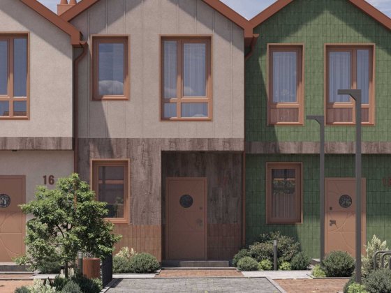 74 м2, 2 кімнати. Таунхаус в Петропавлівській Борщагівці. Поруч ліс Петропавловская Борщаговка